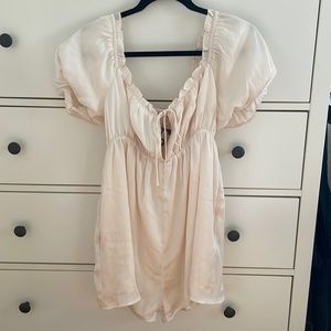 Satin Babydoll Romper